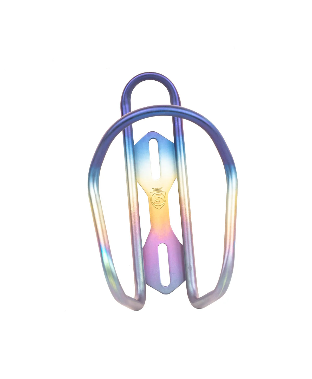 Sicuro Titanium Bottle Cage Rainbow