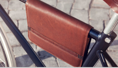 Top tube bag large Brown