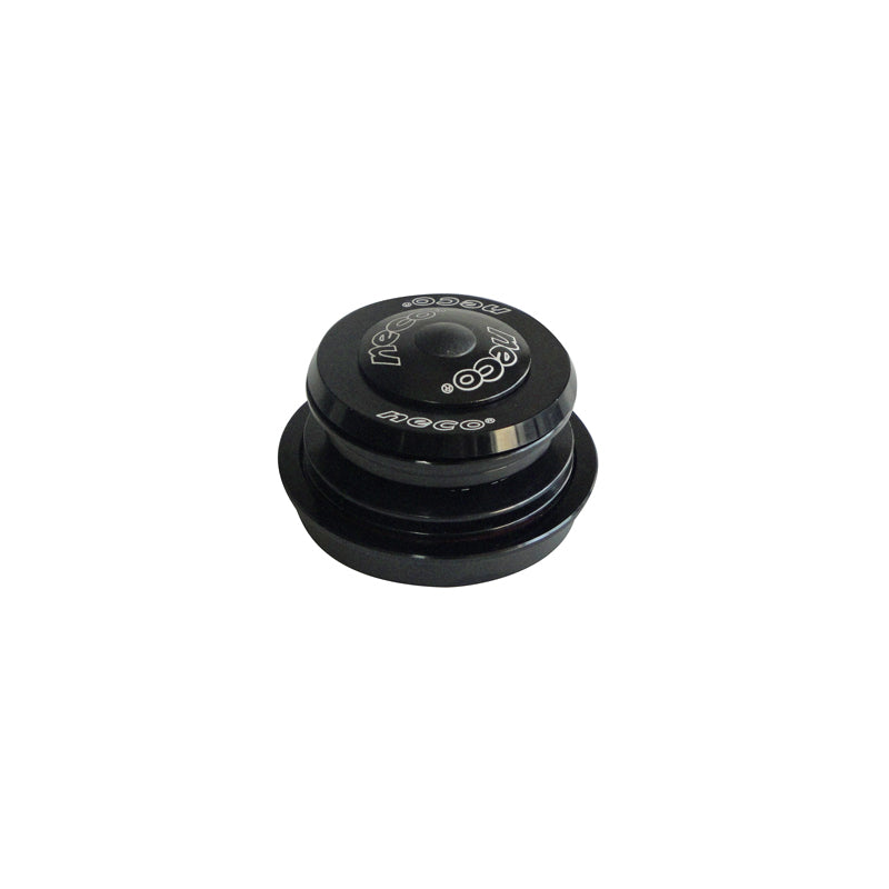 Taza de Direccion NECO H385 1 1/8”x1.5 Semi Integrada Conica Negro
