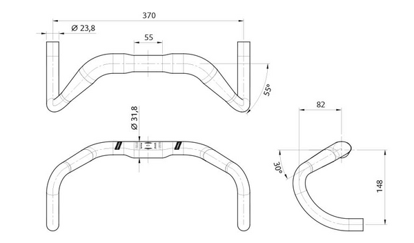 Track Handlebar - Black – Distrito Fijo Club de Ciclismo