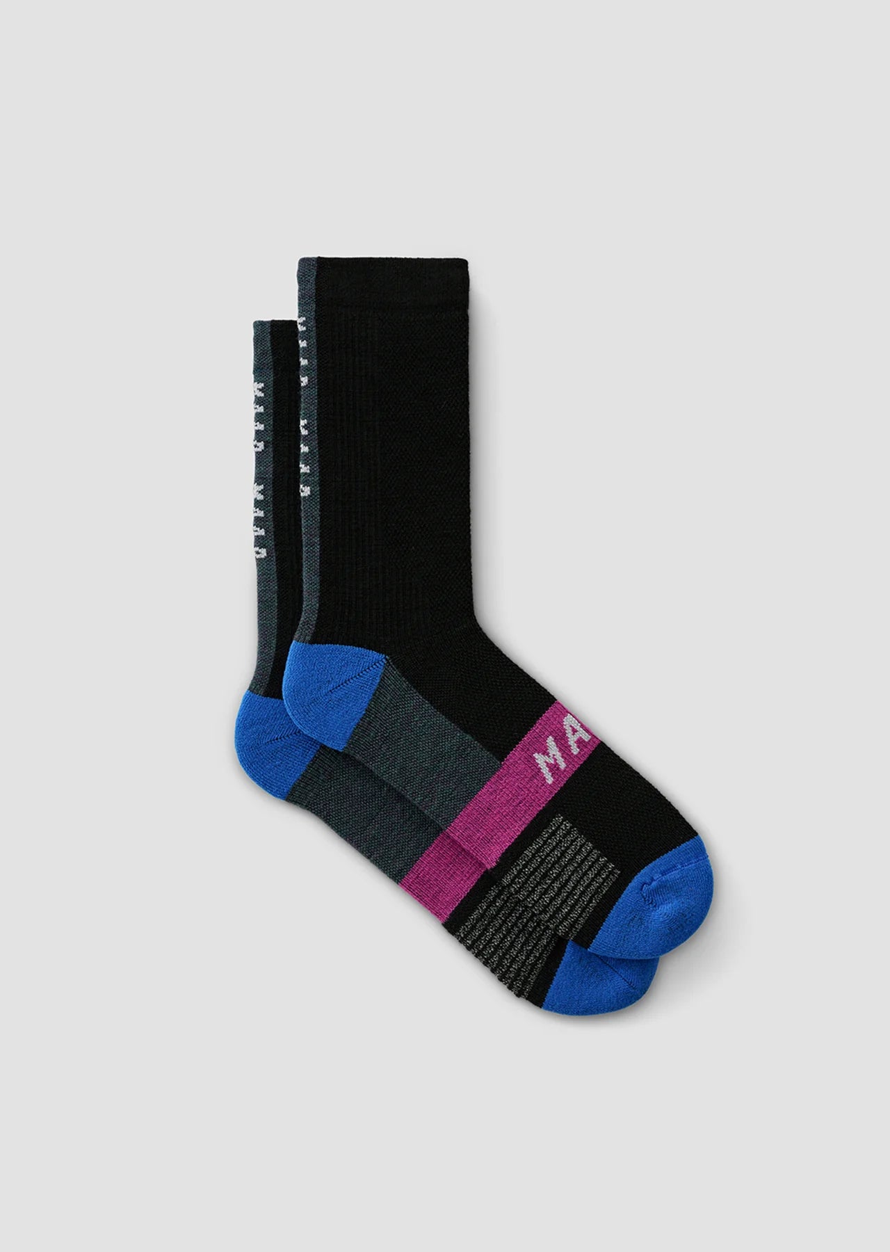 Alt Road Trail Sock - Black/Cypress Green