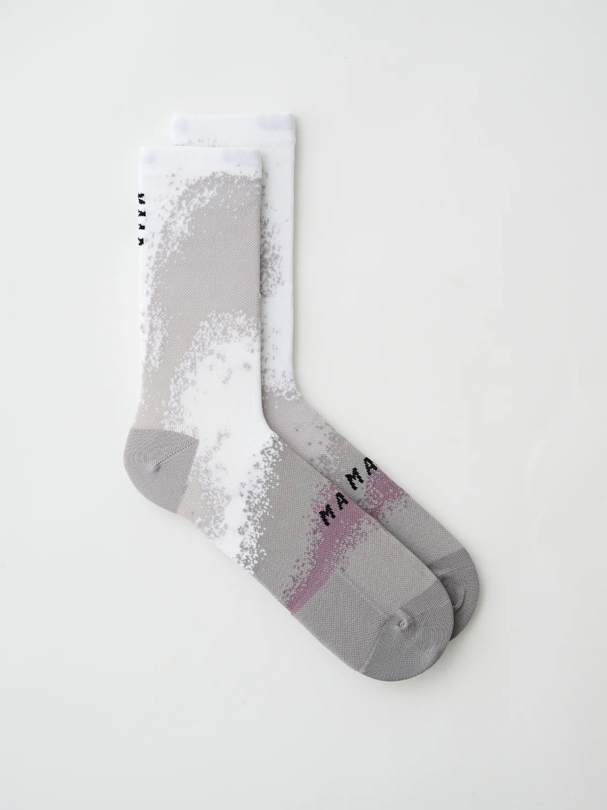 Blurred Out Sock-White Mix
