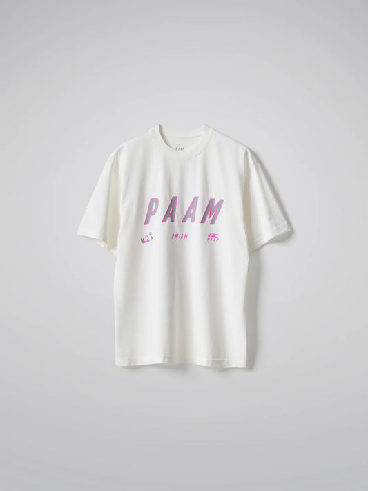 MAAP x P.A.M. Tee - White/Violet Cosmos