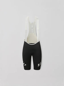 Women's Aeon Bib Short - Black/White