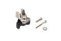 Derailleur chain pusher and wing plate set