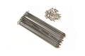 Spoke and Nipple Set 14G Plain Gauge 145