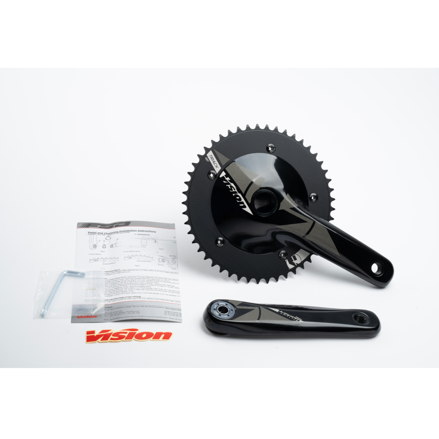 Vision Track Crankset – Distrito Fijo Club de Ciclismo Vision Track Crankset – Distrito Fijo Club de Ciclismo