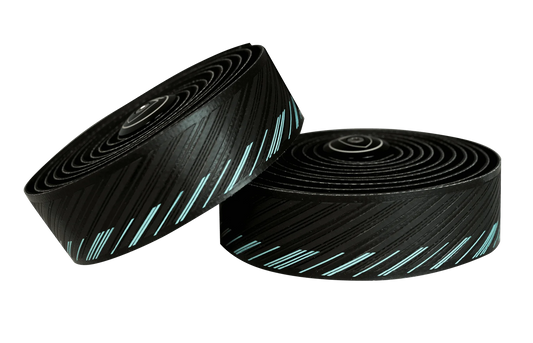 Nastro Cuscino 3.75  Black w/Miami Green