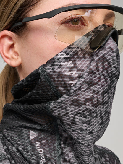Alt_Road Mesh Summer Neck Warmer - Silver/Black