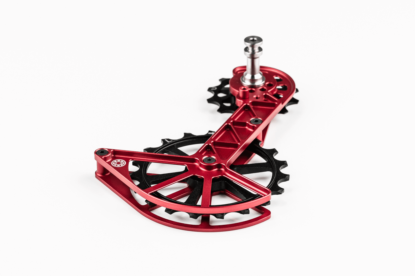 Kolossos Oversized Derailleur Cage for Shimano Dura Ace R9100 and Ultegra R8000  - Fire-Engine Red