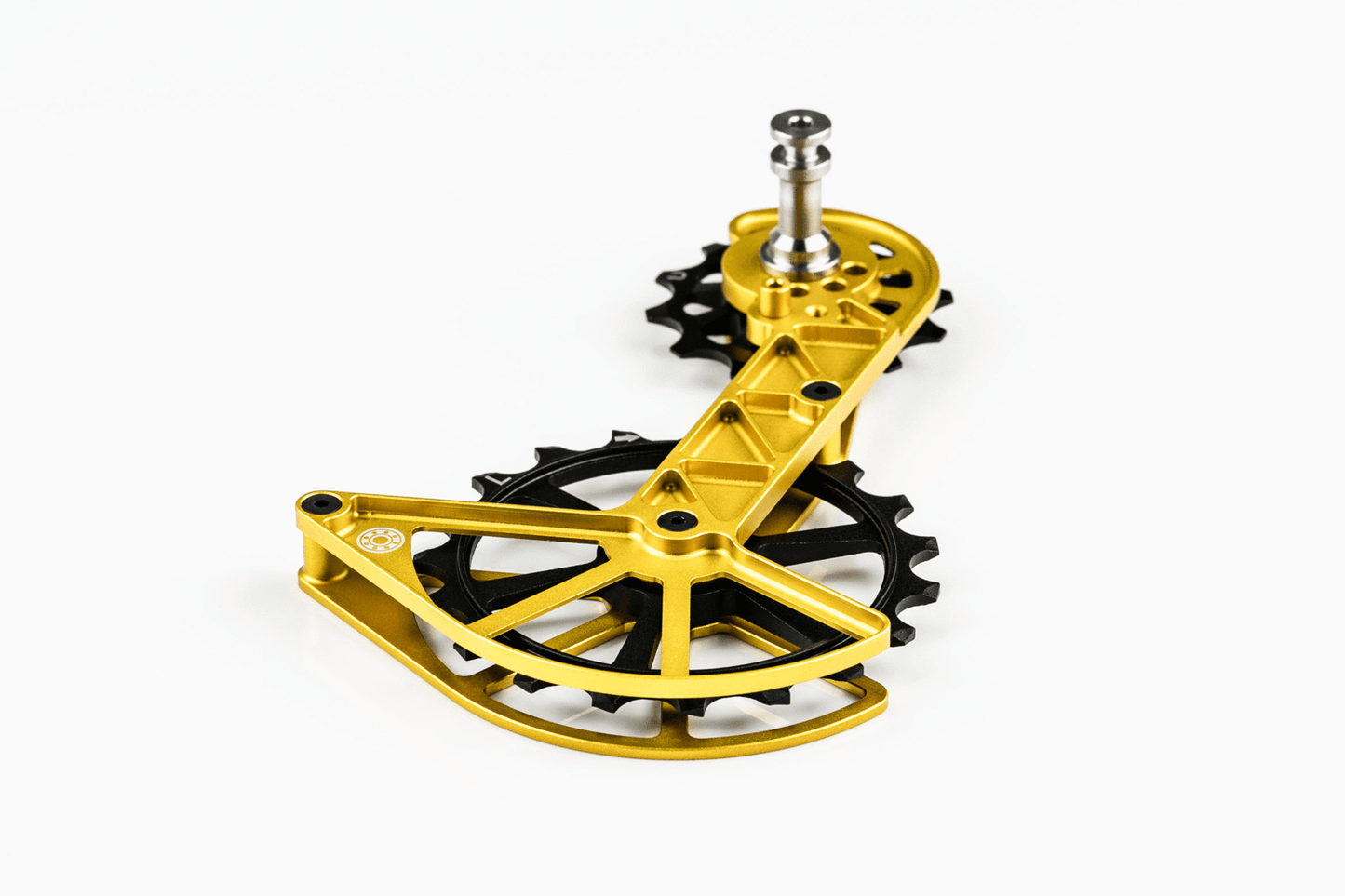 Kolossos Oversized Derailleur Cage for Shimano Dura Ace R9100 and Ultegra R8000 - Midas Gold
