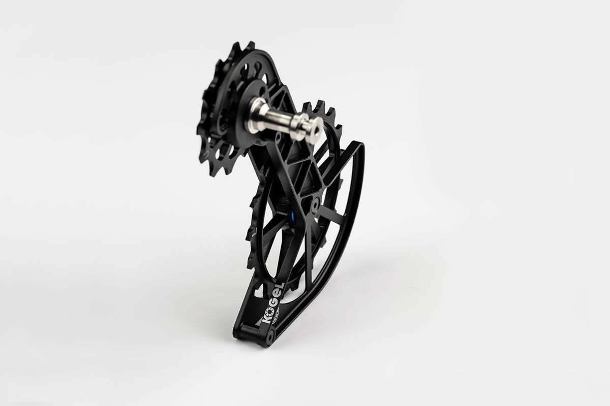 Kolossos Oversized Derailleur Cage for Shimano GRX and Ultegra RX800 - Black