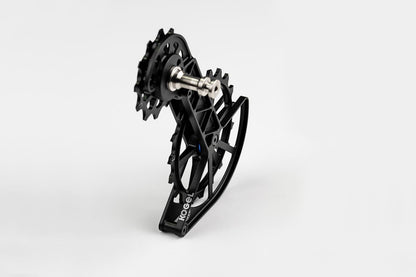 Kolossos Oversized Derailleur Cage for Shimano GRX and Ultegra RX800 - Black