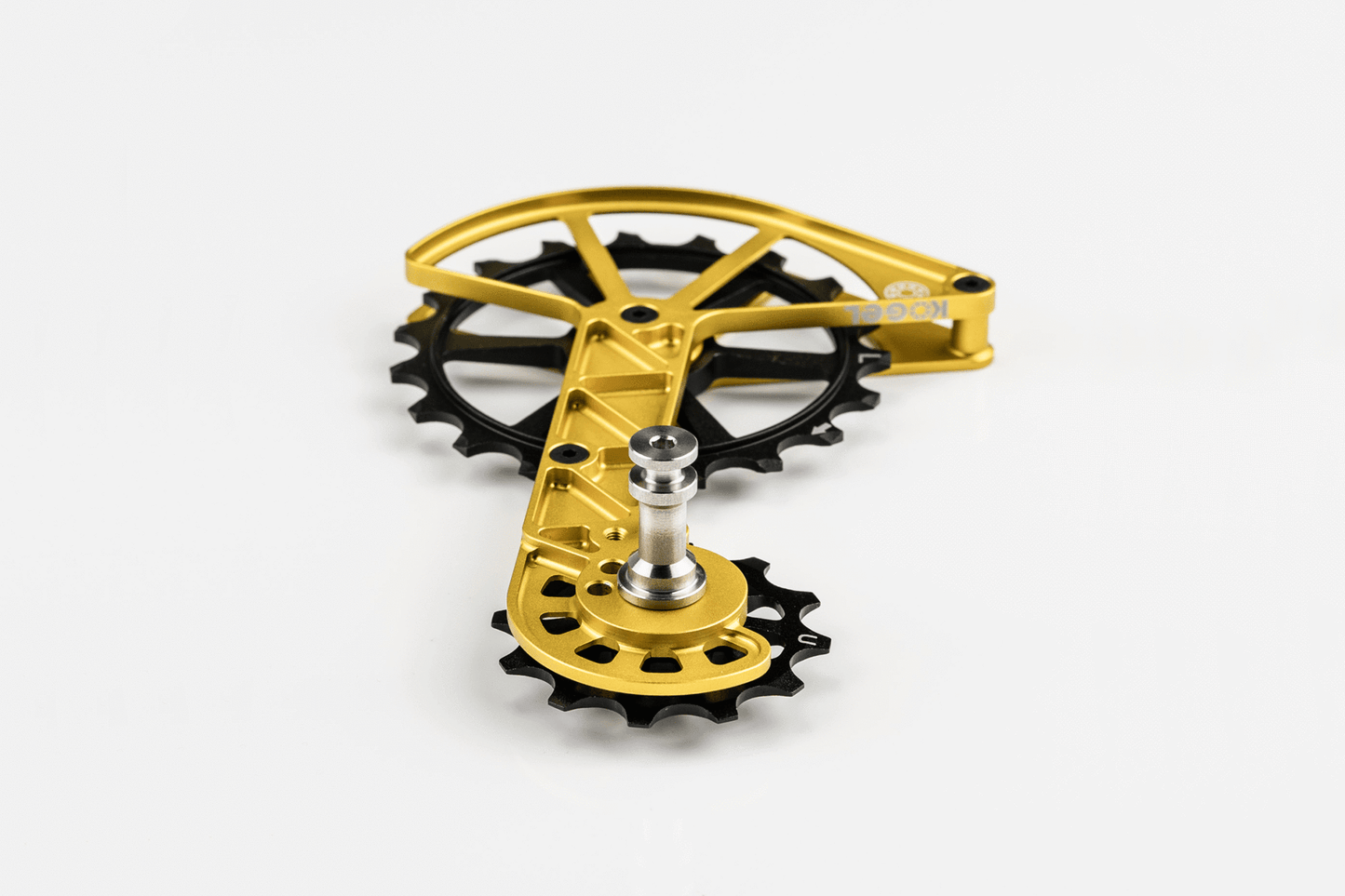 Kolossos Oversized Derailleur Cage for Shimano Dura Ace R9100 and Ultegra R8000 - Midas Gold