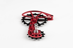 Kolossos Oversized Derailleur Cage for Shimano Dura Ace R9100 and Ultegra R8000  - Fire-Engine Red