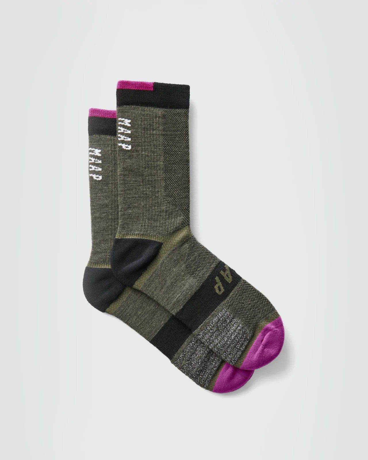 Alt_Road Merino Sock - Olive