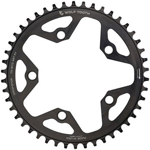 Cyclocross and Road Chainring - 42t, 110 BCD, 5-Bolt, Drop-Stop, 10/11/12-Speed
