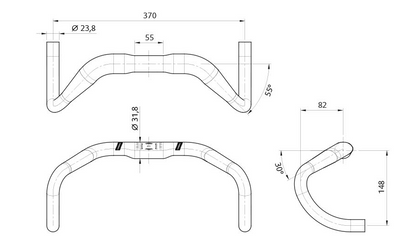 Track Handlebar - Silver