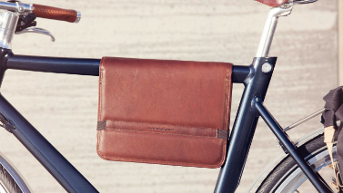 Top tube bag large Brown