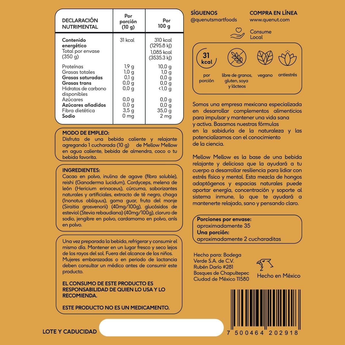 Melow - Mellow Bote con 700g