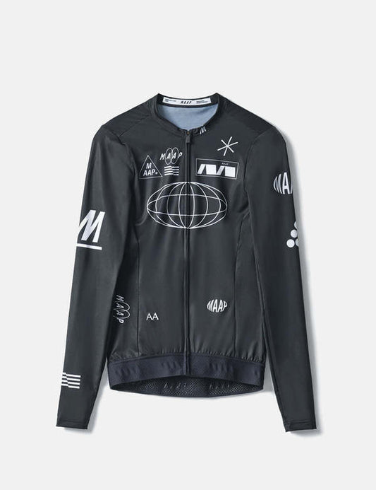 Women's Axis Pro LS Jersey-Black