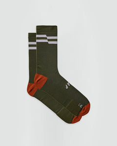 Emblem Sock - Olive