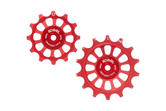 12/14T Oversized Pulleys for Shimano R9100 - Full Ceramic